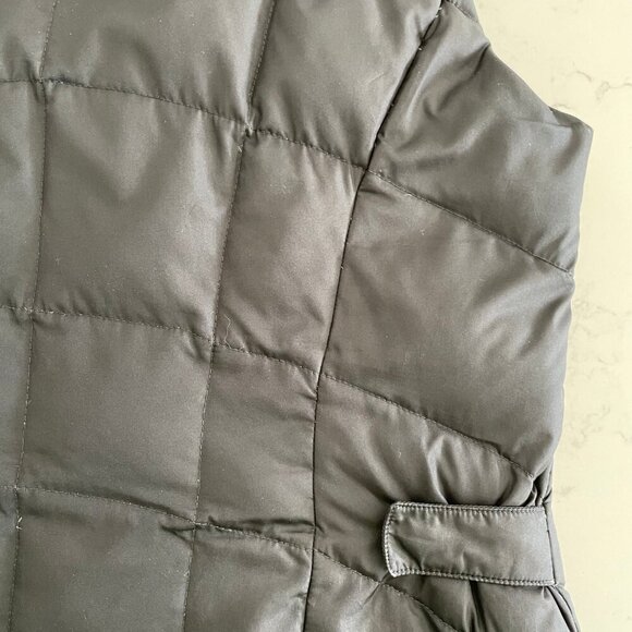 Eddie Bauer EB650 Full Zip Hi Collar Polyester & Down Vest Black Sz S Unisex - Picture 12 of 13